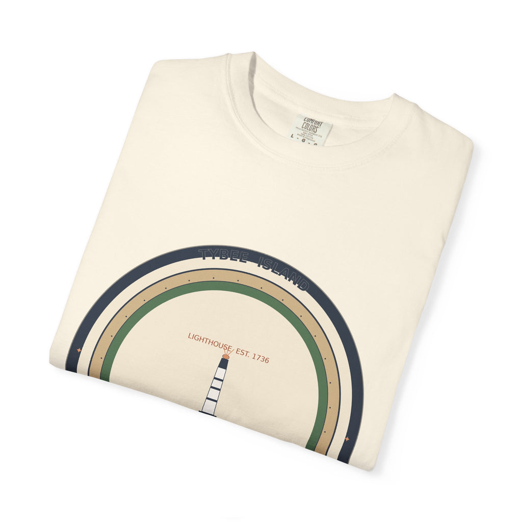 Tybee Island Tee | Tybee Lighthouse Badge | Comfort Colors | Georgia