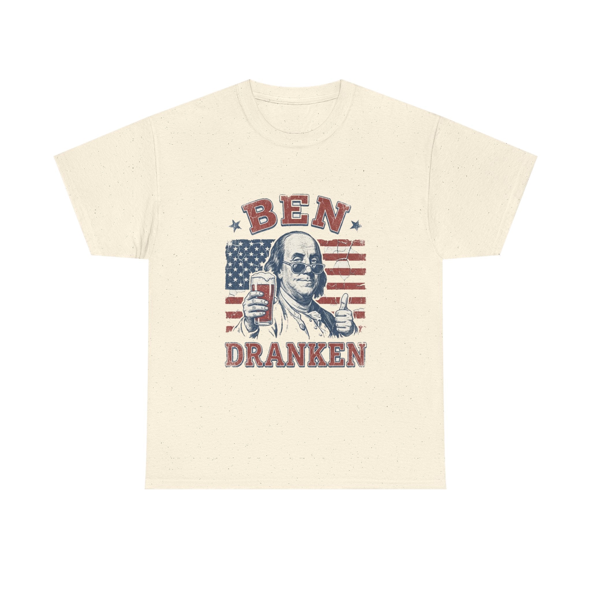 Ben Dranken Tee | Funny Ben Franklin Beer Pun 4th of July Shirt