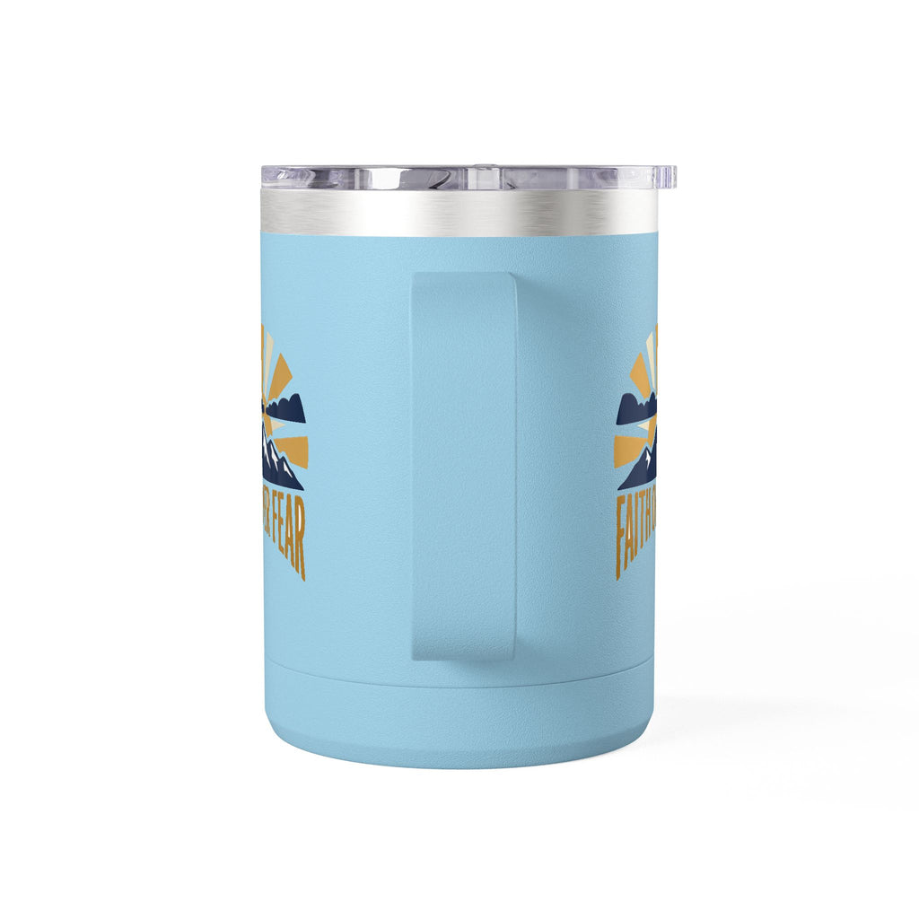 Faith Over Fear 15oz Tumbler | Inspirational Christian Gift