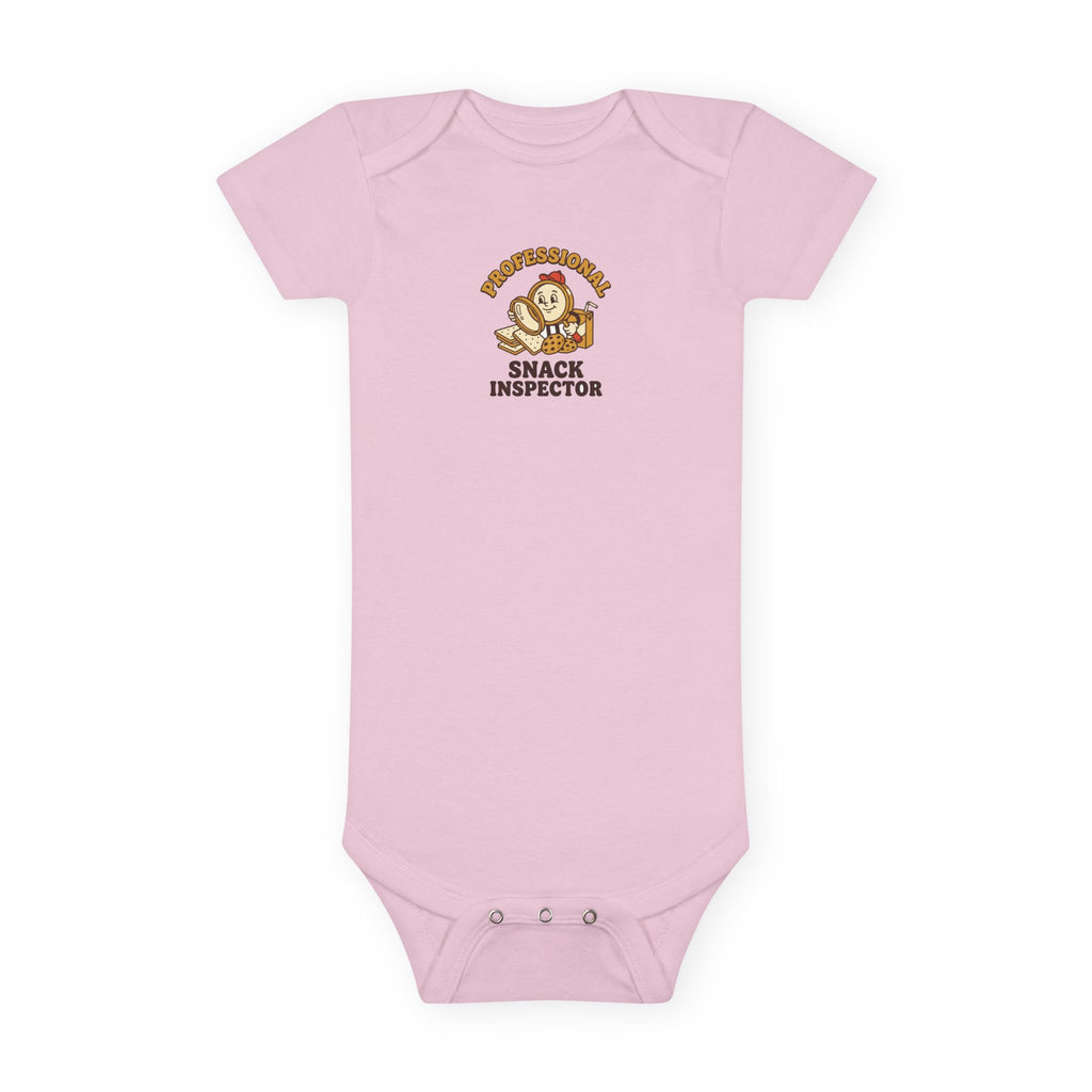 Professional Snack Inspector Baby Bodysuit Funny Snack Gift
