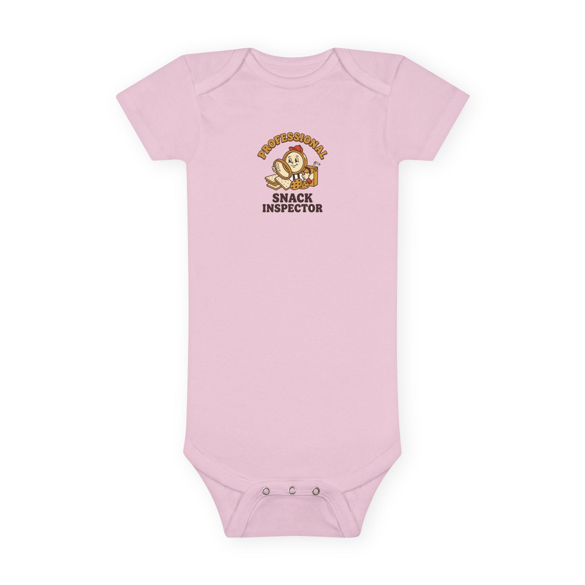 Professional Snack Inspector Baby Bodysuit Funny Snack Gift