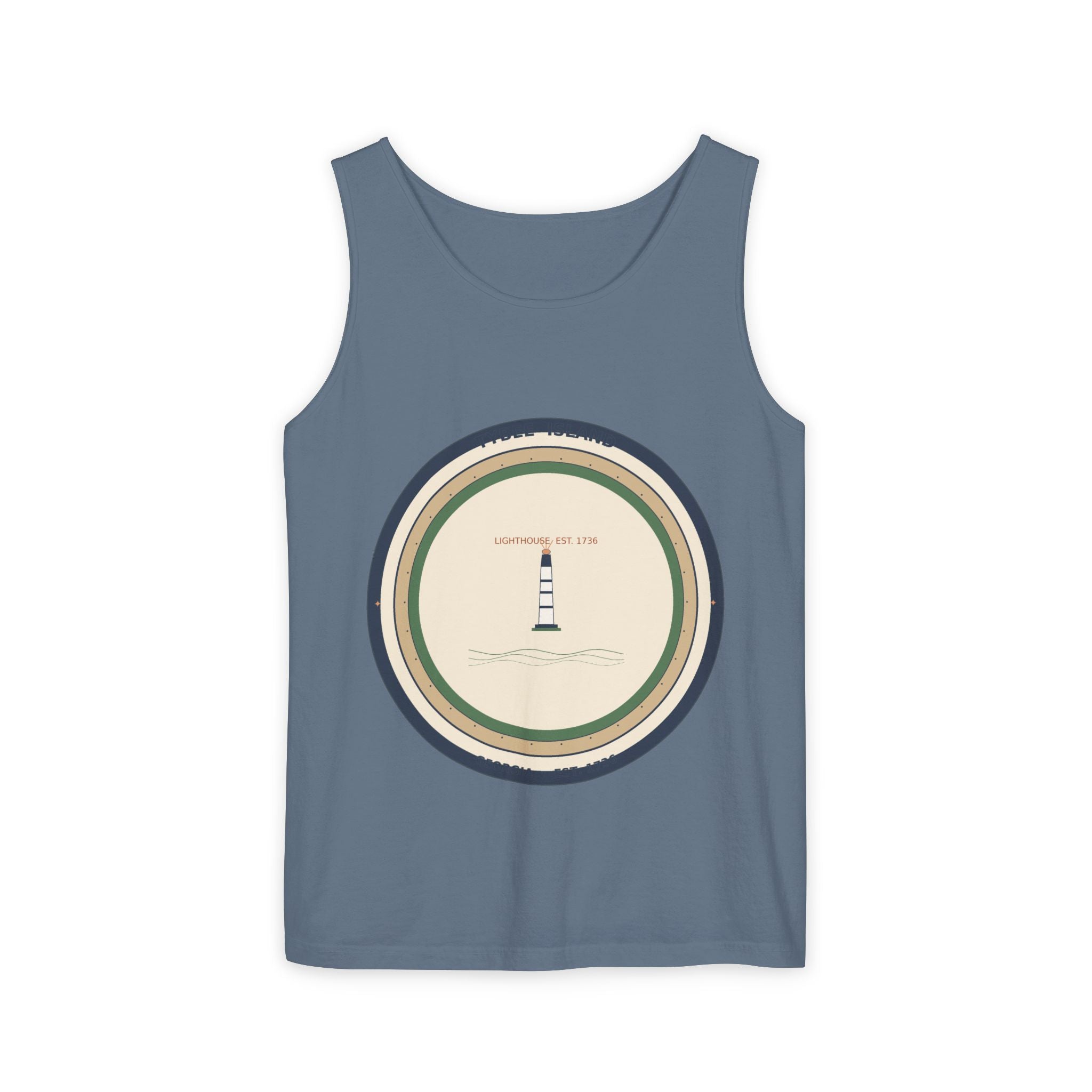 Tybee Island Tank Top | Comfort Colors | Coastal Summer Georgia