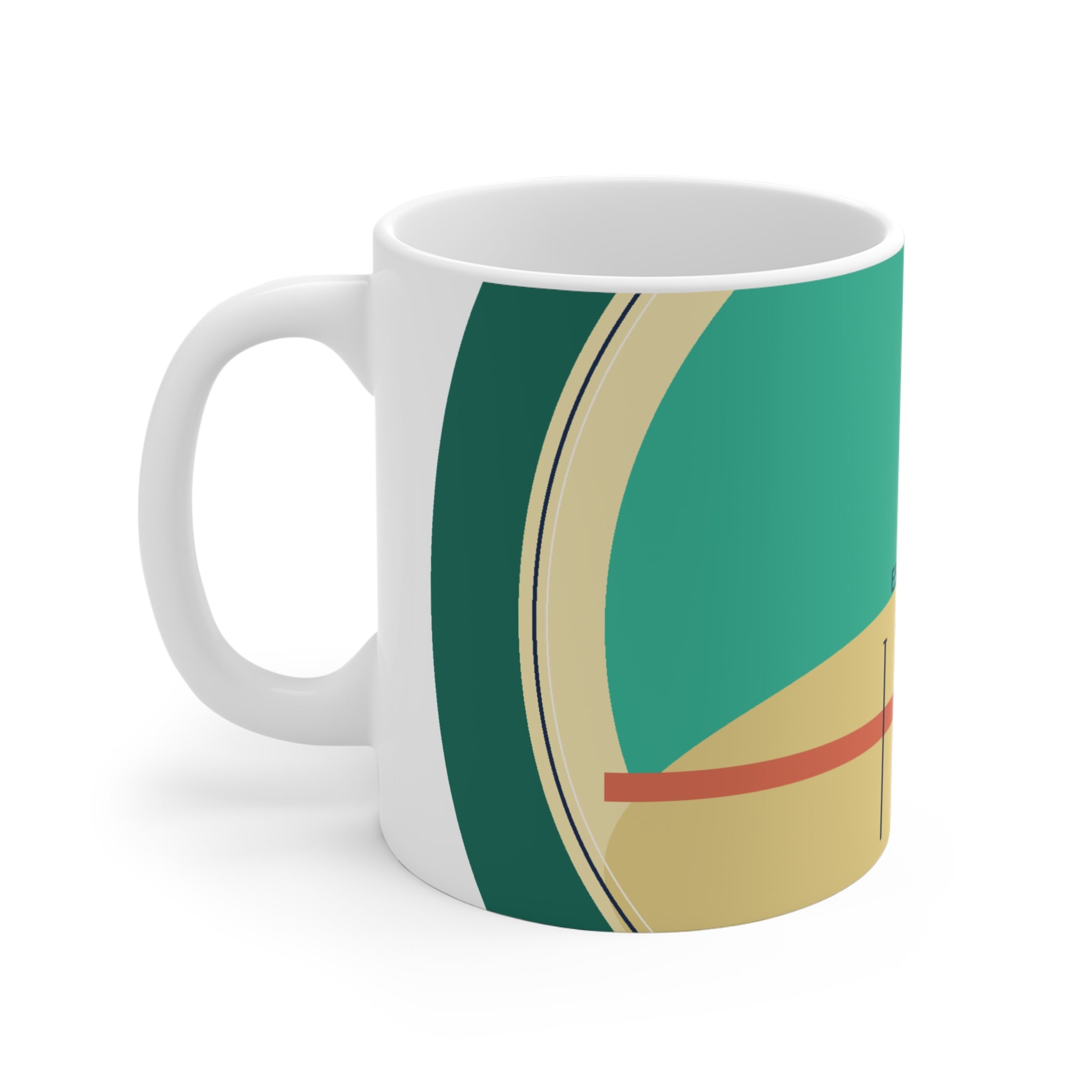 Gulf Shores Alabama Coffee Mug | Coastal Badge Art