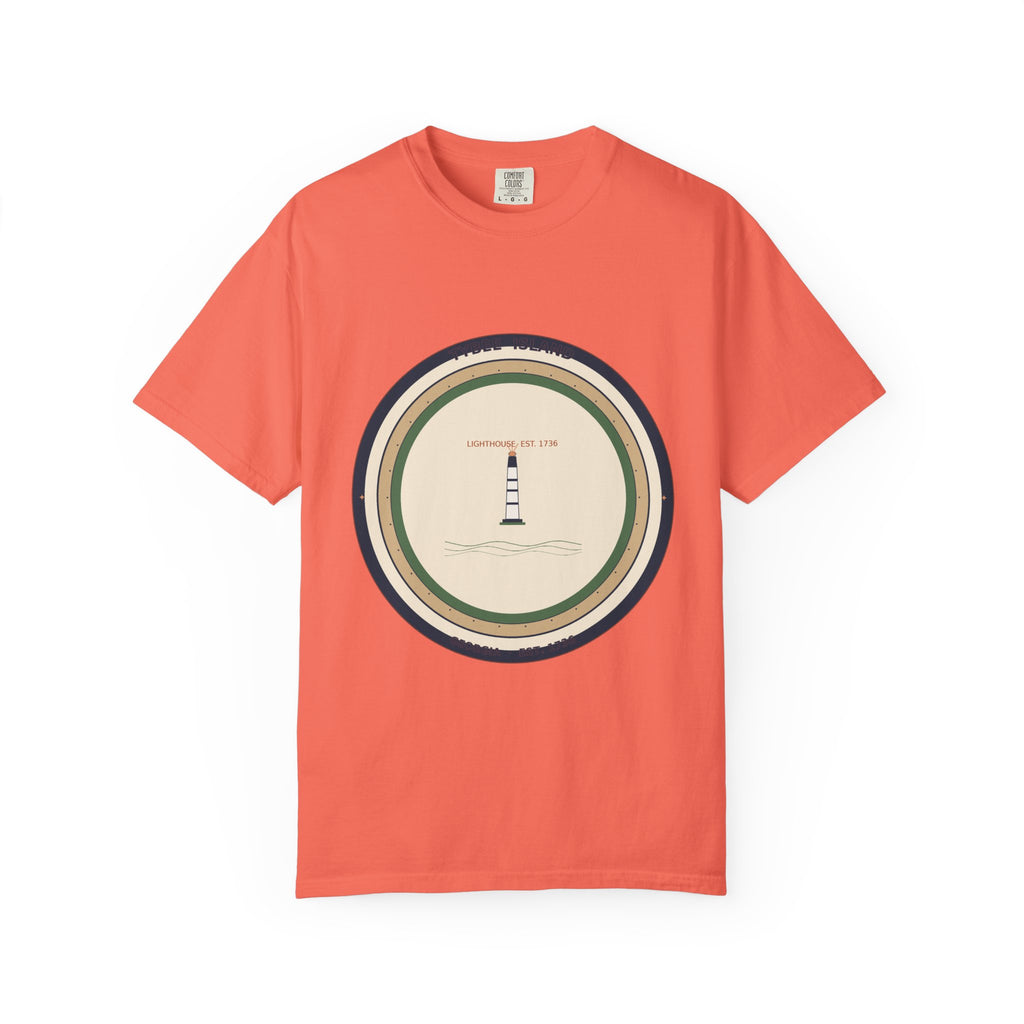 Tybee Island Tee | Tybee Lighthouse Badge | Comfort Colors | Georgia