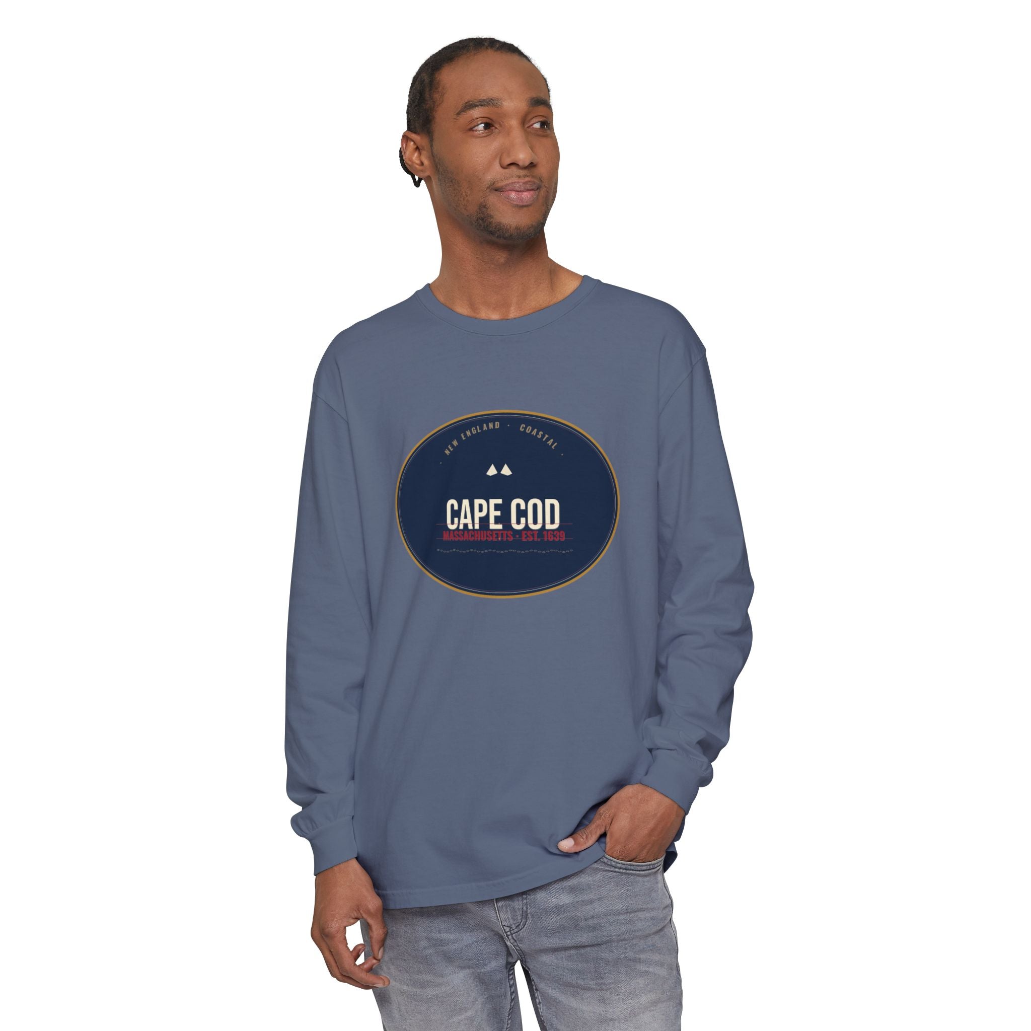 Cape Cod Long Sleeve Shirt | New England Coastal Tee | Est. 1639