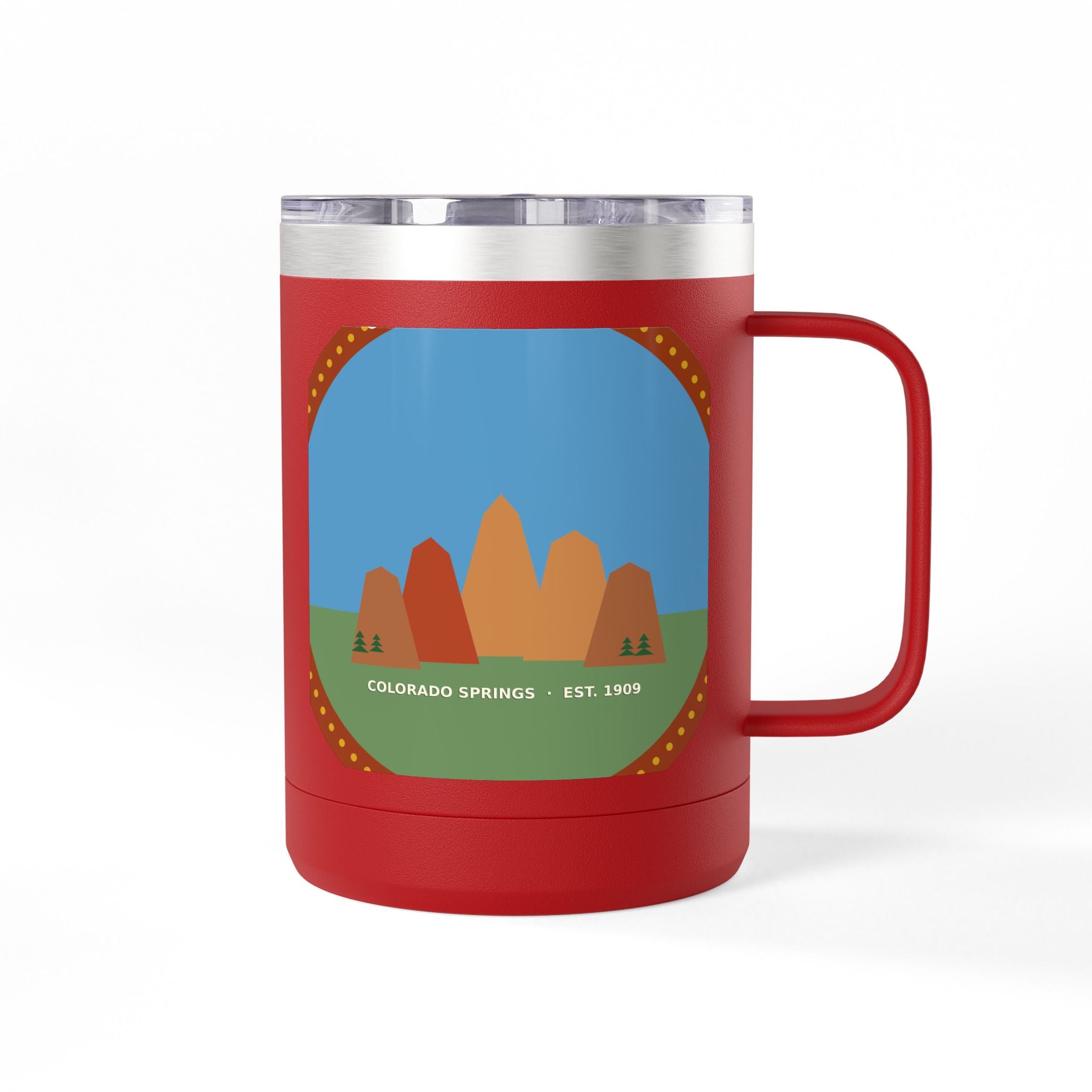 Garden of the Gods Colorado Badge 15oz Tumbler