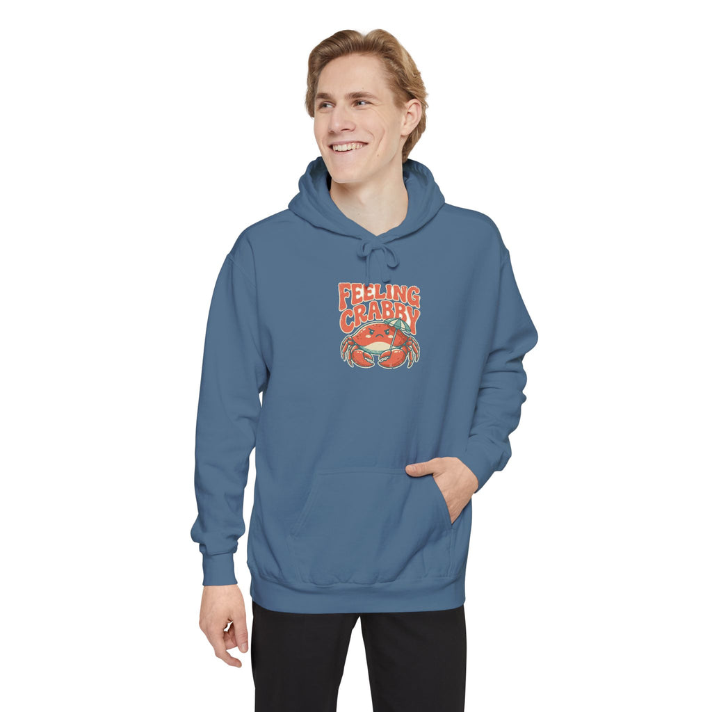 Feeling Crabby Hoodie | Comfort Colors Coastal Sweatshirt