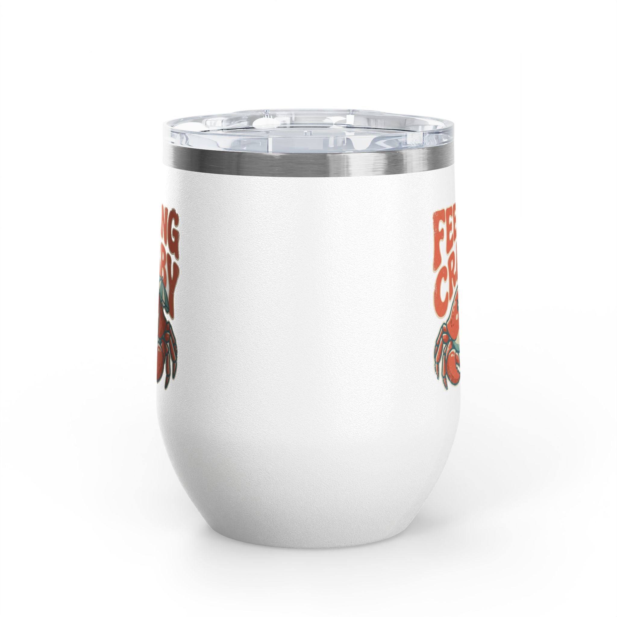 Feeling Crabby 12oz Slim Tumbler | Crab Beach Drinkware