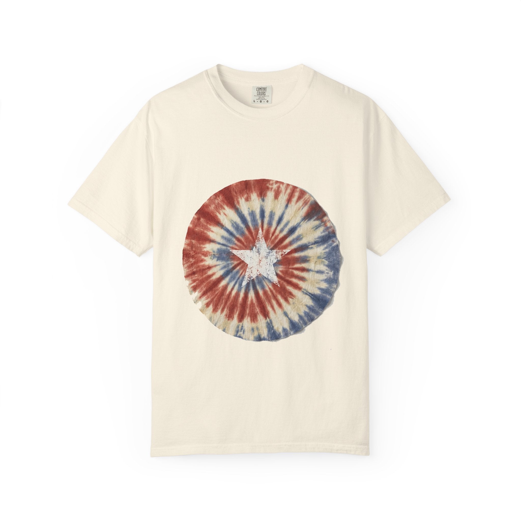 Tie-Dye Stars & Stripes Garment-Dyed Tee | Comfort Colors | 4th of July USA 250
