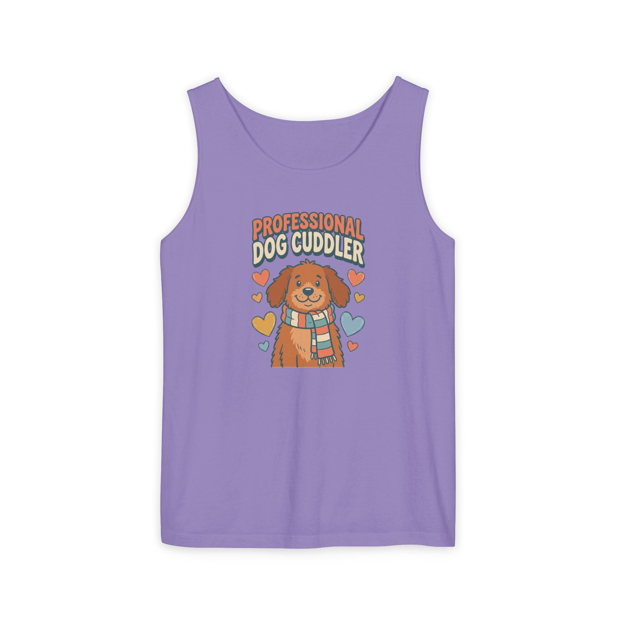 Professional Dog Cuddler Tank | Dog Mom Comfort Colors Tank Top