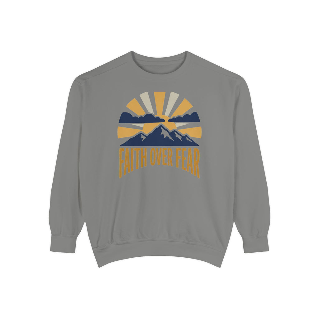 Faith Over Fear Crewneck Sweatshirt | Christian Inspirational