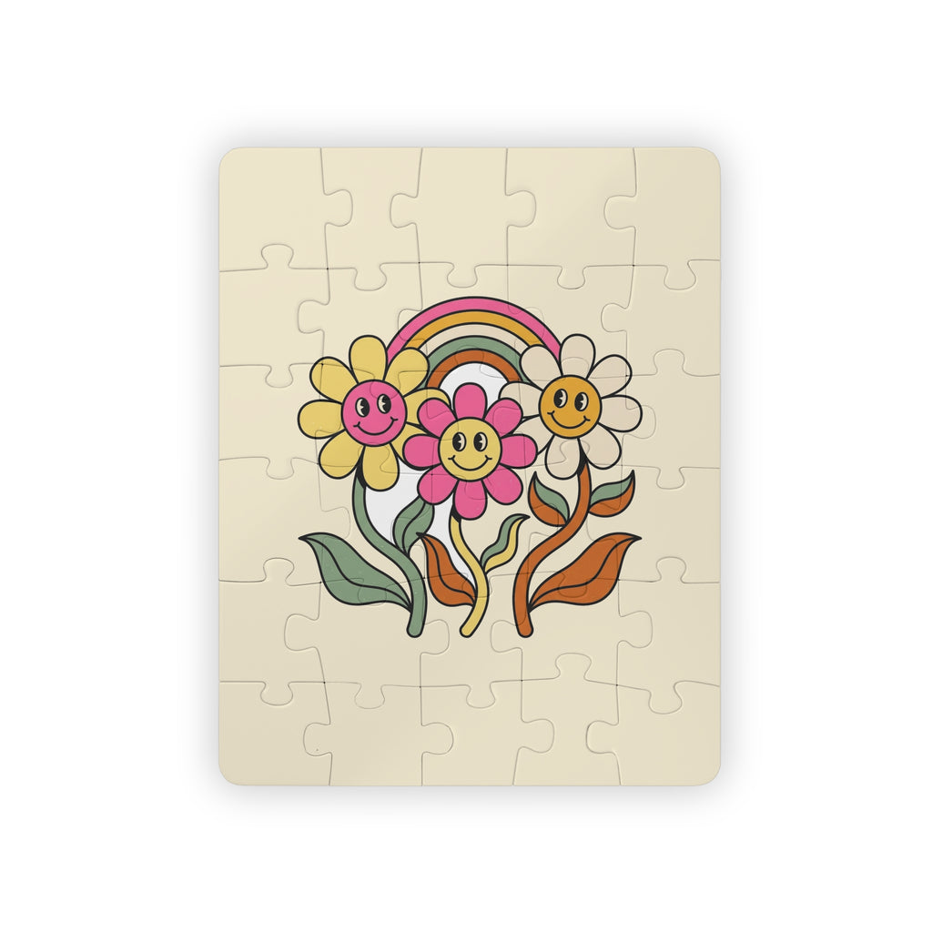 Groovy Daisy Kids Puzzle 30 Piece Retro Rainbow Puzzle