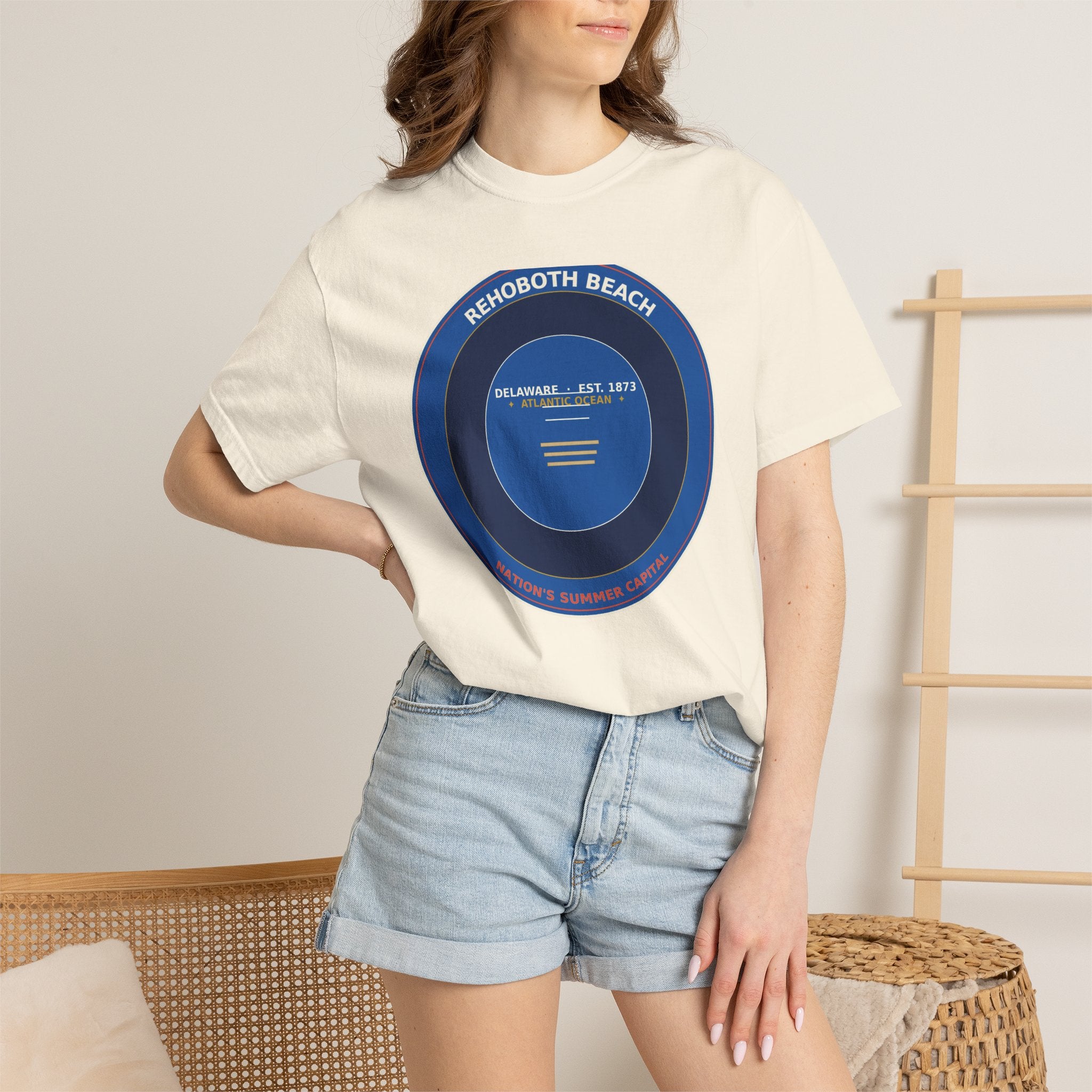 Rehoboth Beach Delaware Tee | Vintage Boardwalk Badge
