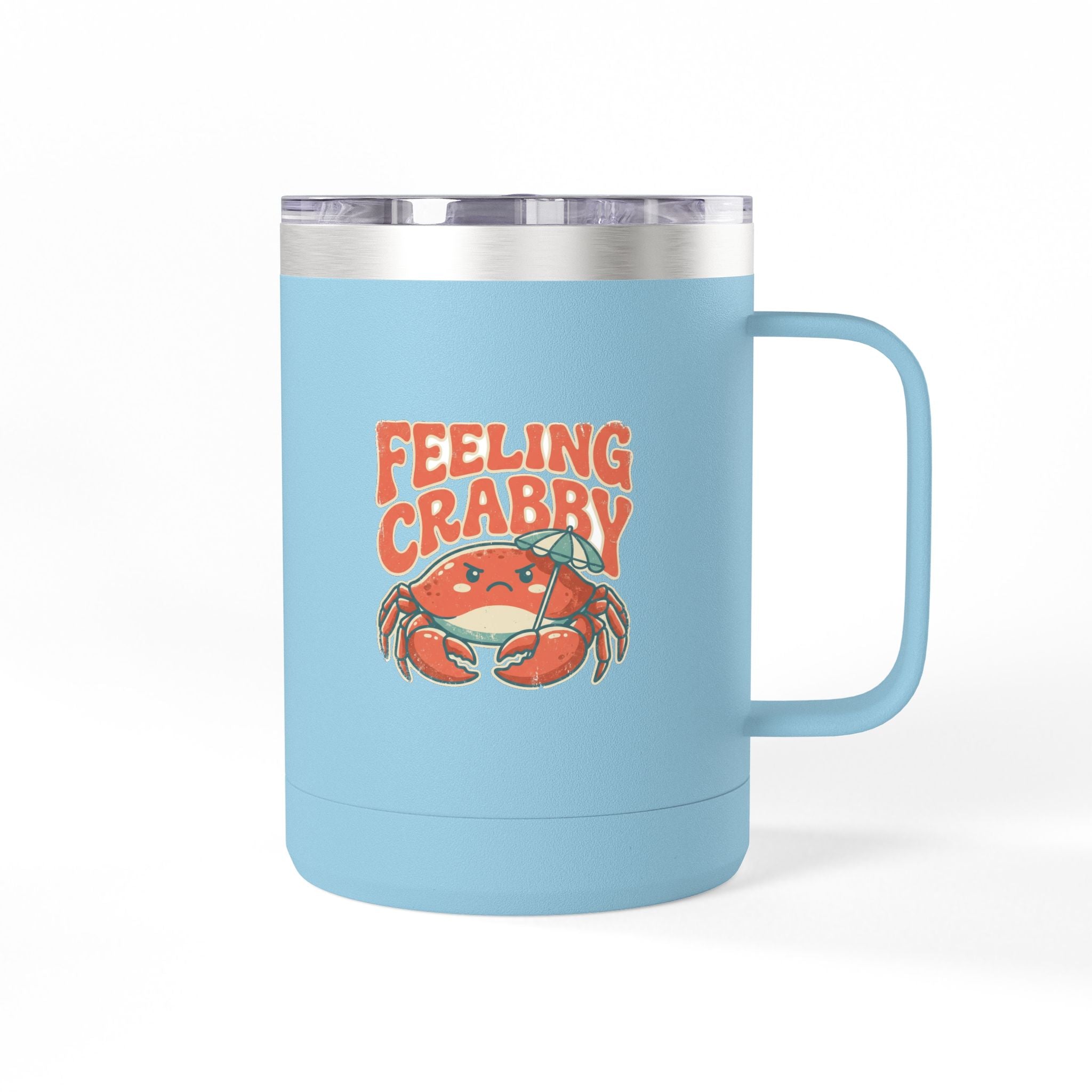 Feeling Crabby 15oz Tumbler | Crab Beach Drinkware