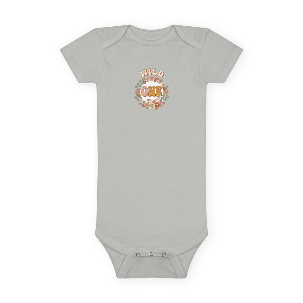 Wild One 1st Birthday Baby Bodysuit Boho Bunny Outfit