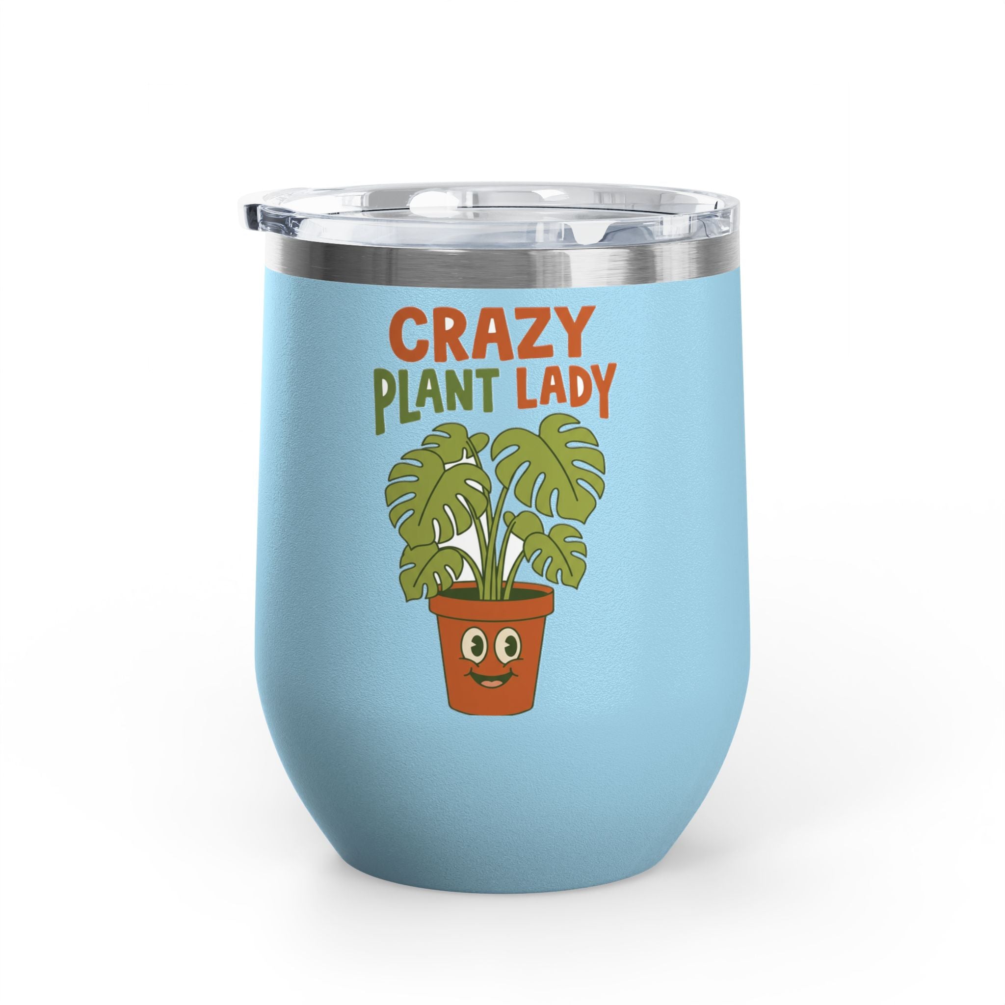 Crazy Plant Lady 12oz Tumbler | Plant Mom Drinkware