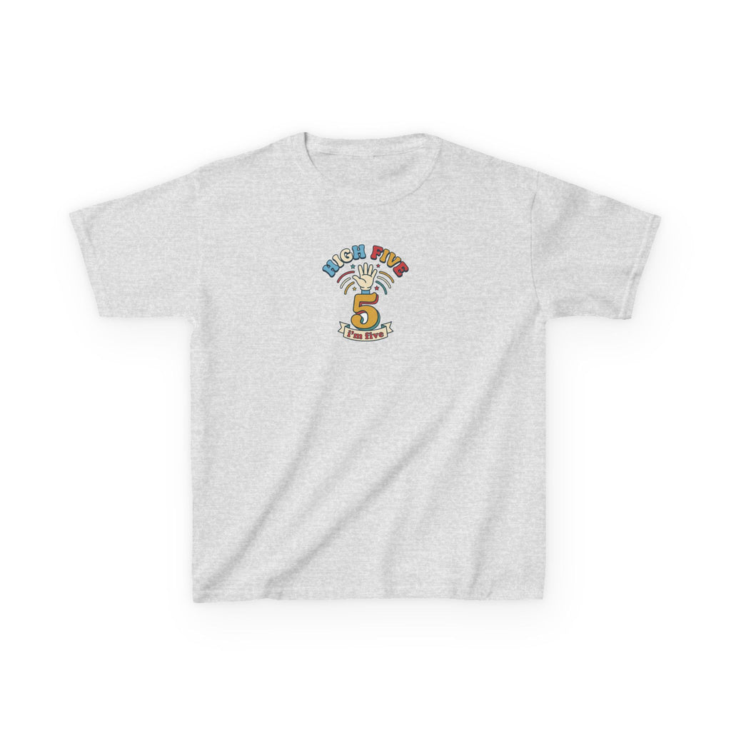 High Five I'm Five Birthday Shirt 5th Birthday Kids Tee