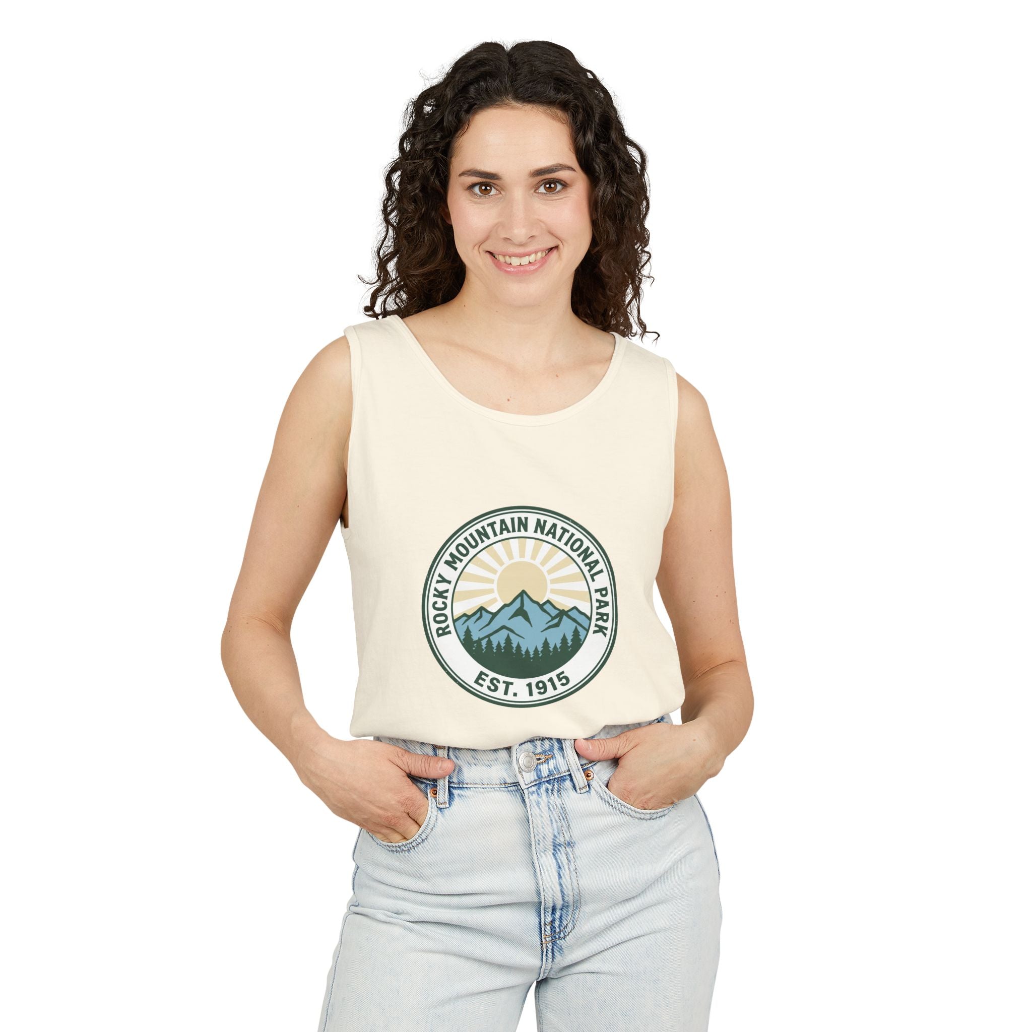 Rocky Mountain National Park Tank Top | Vintage EST. 1915 Colorado Tank | Comfort Colors