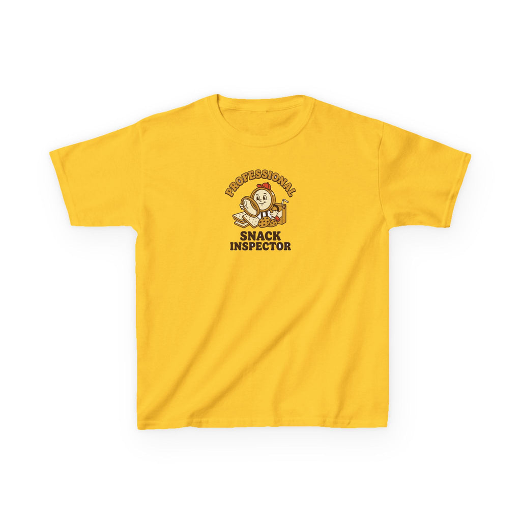 Professional Snack Inspector Shirt Funny Toddler Kids Tee