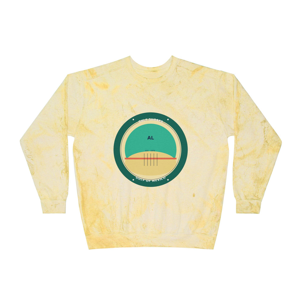 Gulf Shores Alabama Crewneck | Coastal Badge Art