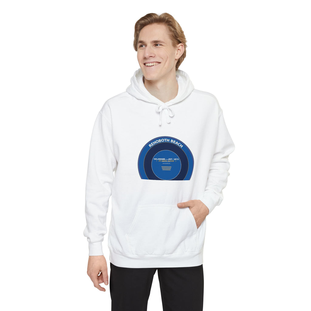 Rehoboth Beach Delaware Hoodie | Vintage Boardwalk Badge