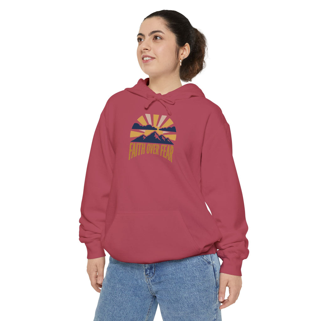 Faith Over Fear Hoodie | Inspirational Christian Sweatshirt