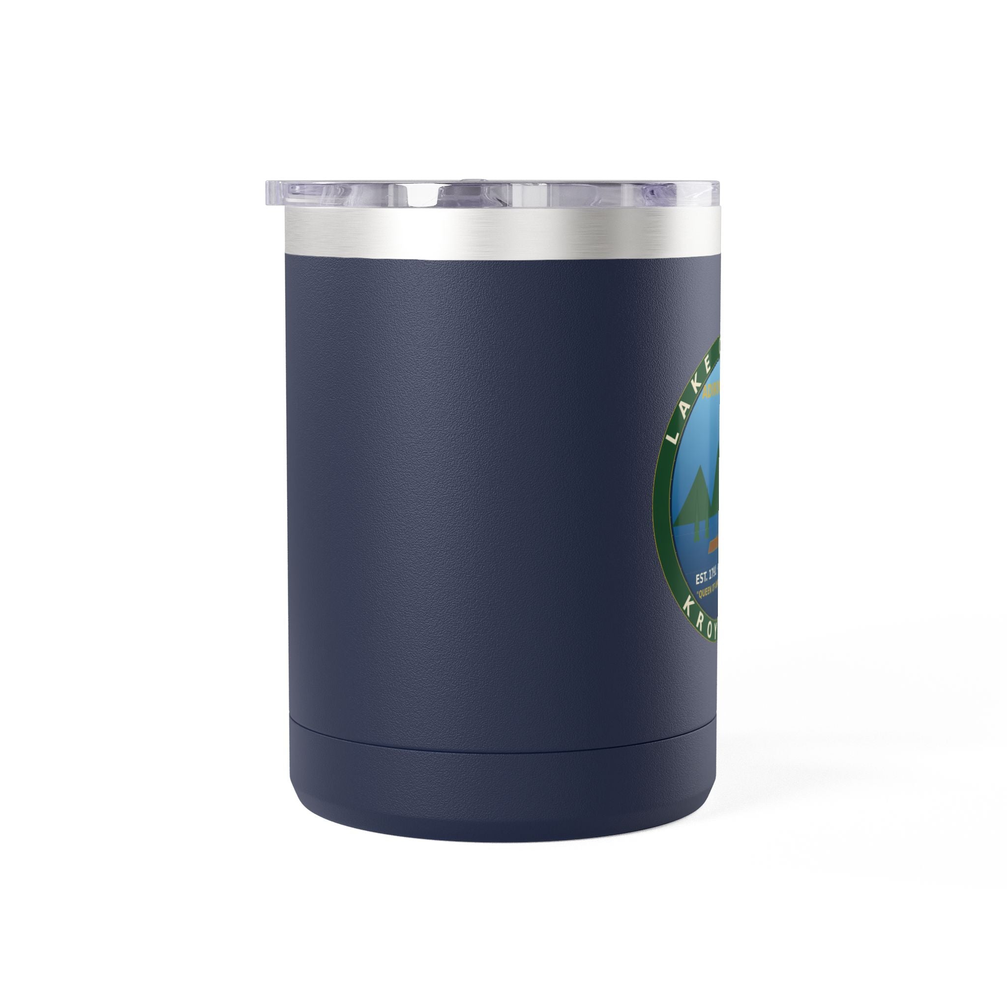 Lake George Adirondacks Badge 15oz Tumbler