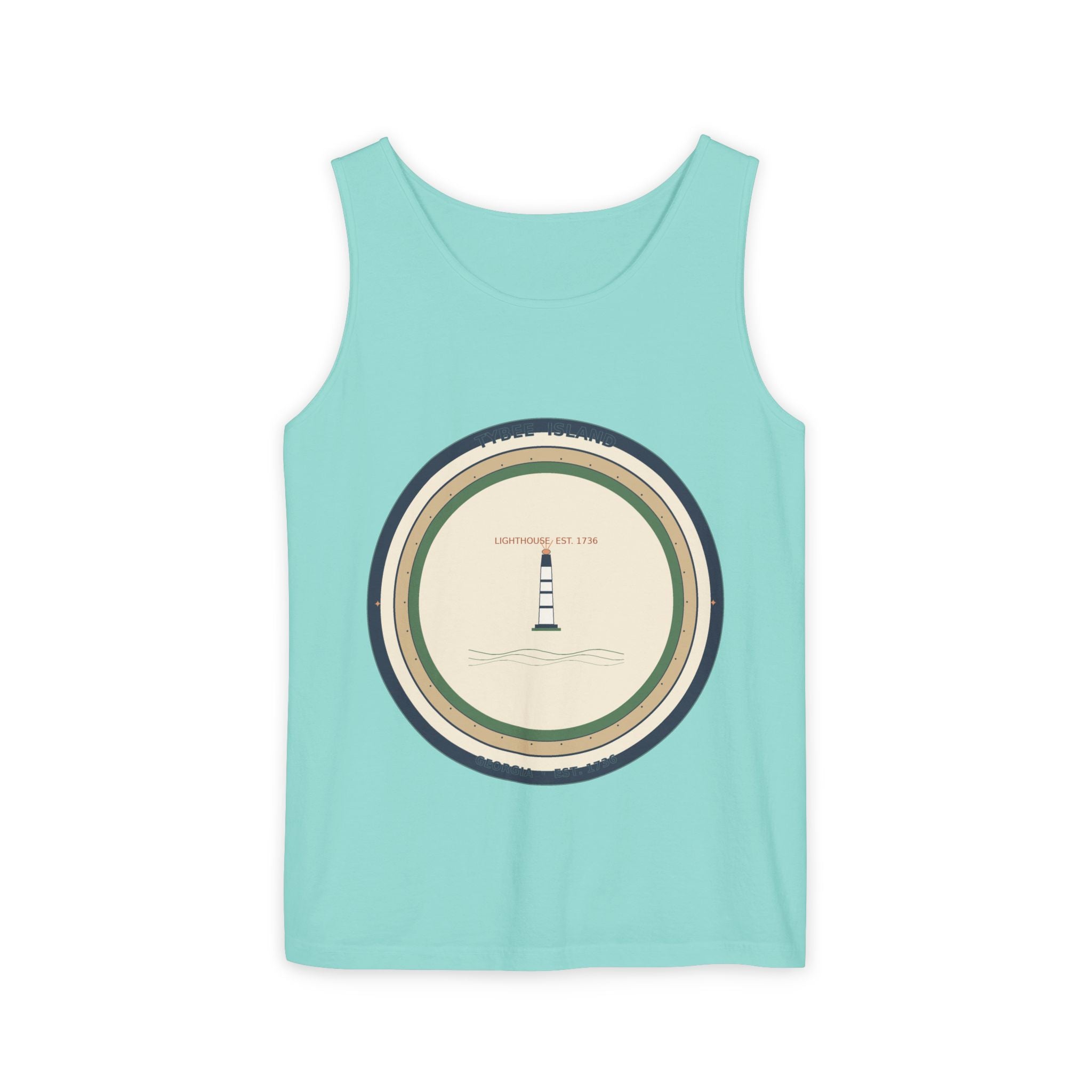 Tybee Island Tank Top | Comfort Colors | Coastal Summer Georgia