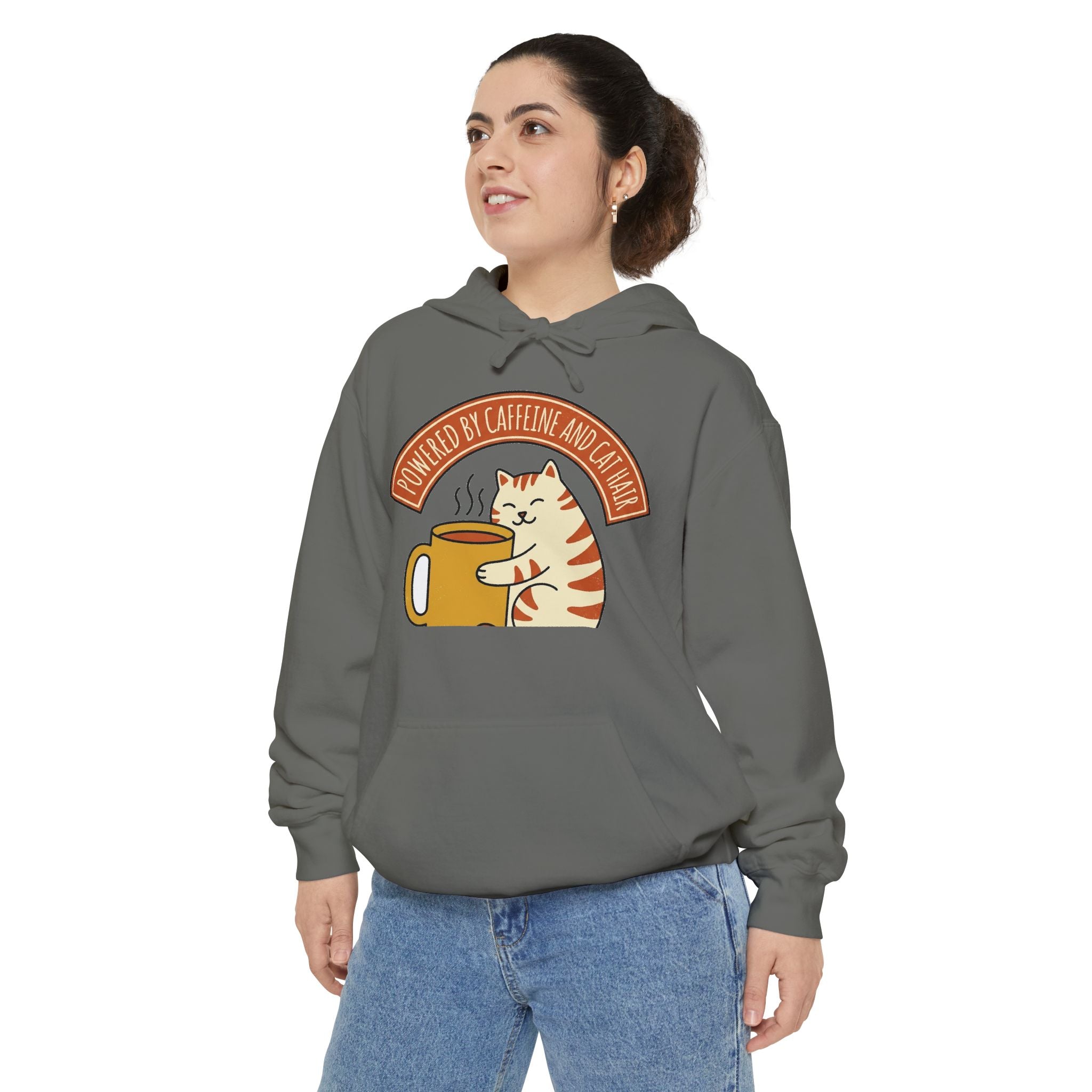 Cat Coffee | Powered by Caffeine Hoodie