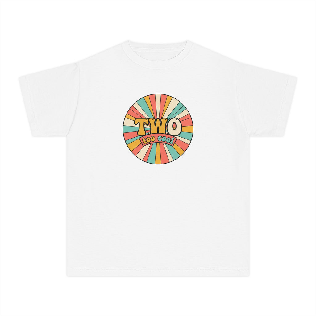2nd Birthday Shirt TWO Too Cool Youth Comfort Colors Tee
