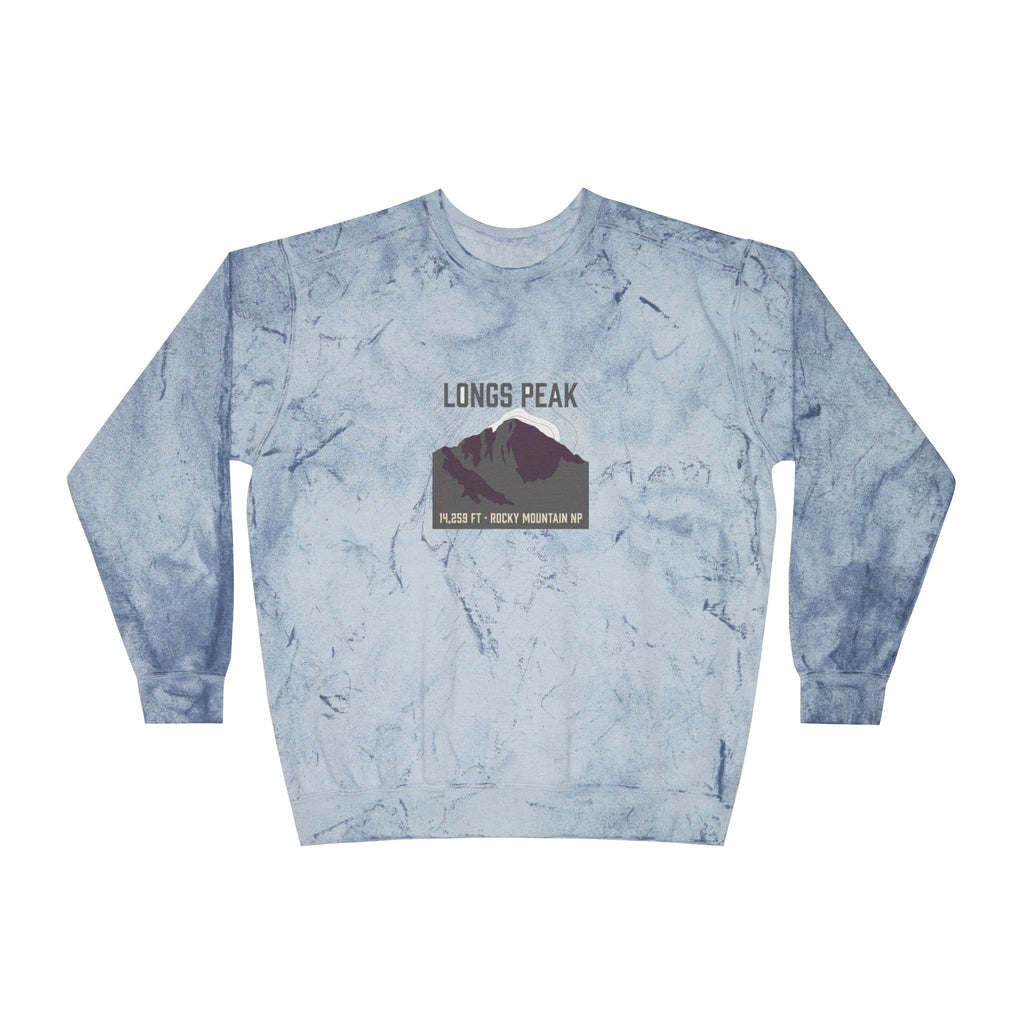 Longs Peak Crewneck Sweatshirt | 14,259 ft Colorado 14er