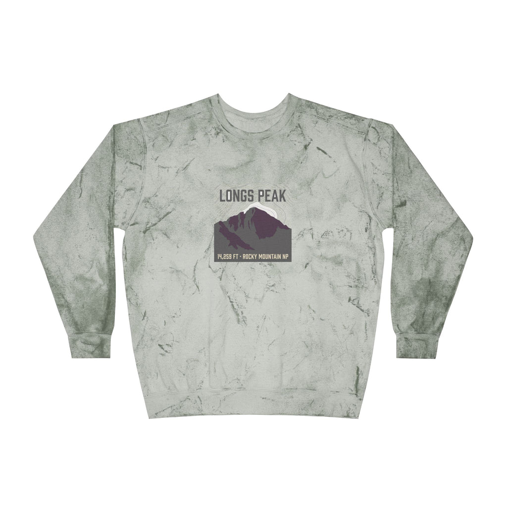 Longs Peak Crewneck Sweatshirt | 14,259 ft Colorado 14er