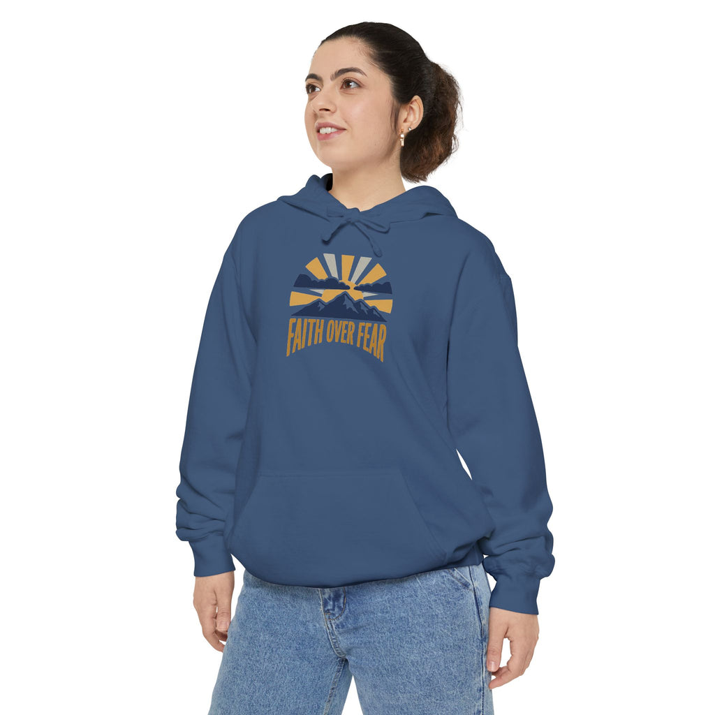 Faith Over Fear Hoodie | Inspirational Christian Sweatshirt
