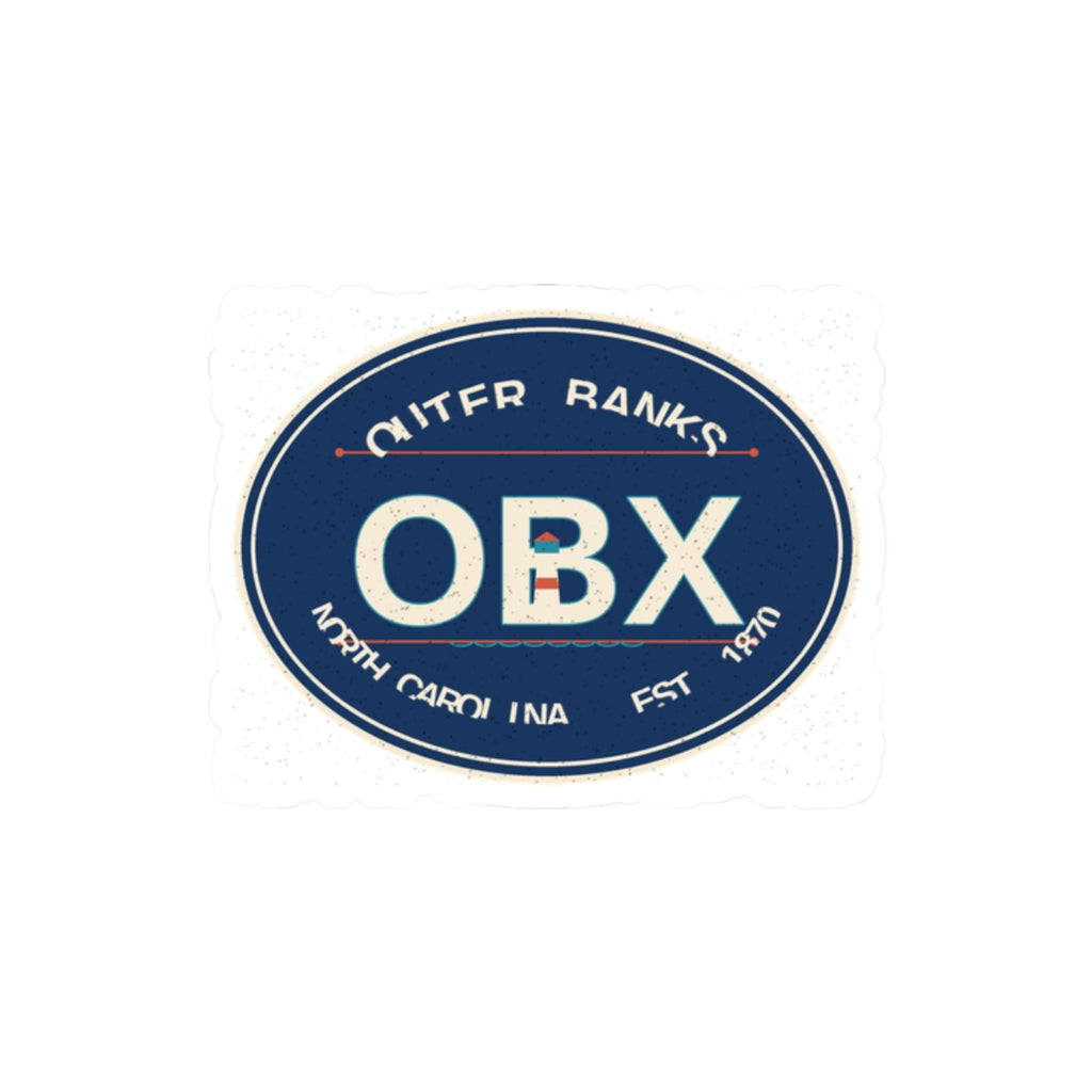Outer Banks OBX Sticker | Vintage North Carolina Lighthouse Badge