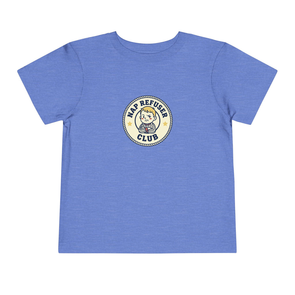Nap Refuser Club Toddler Shirt Funny Nap Badge Tee