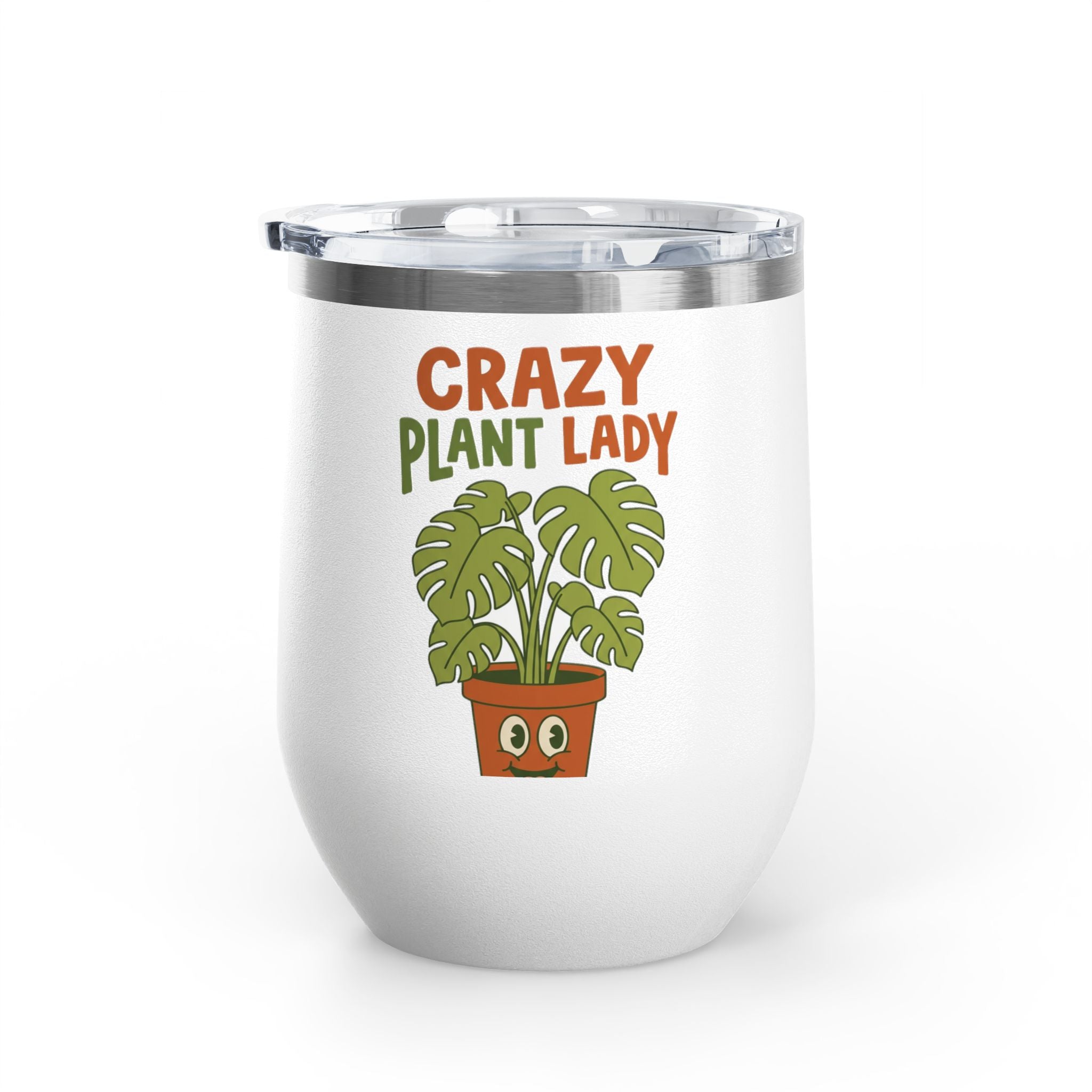 Crazy Plant Lady 12oz Tumbler | Plant Mom Drinkware