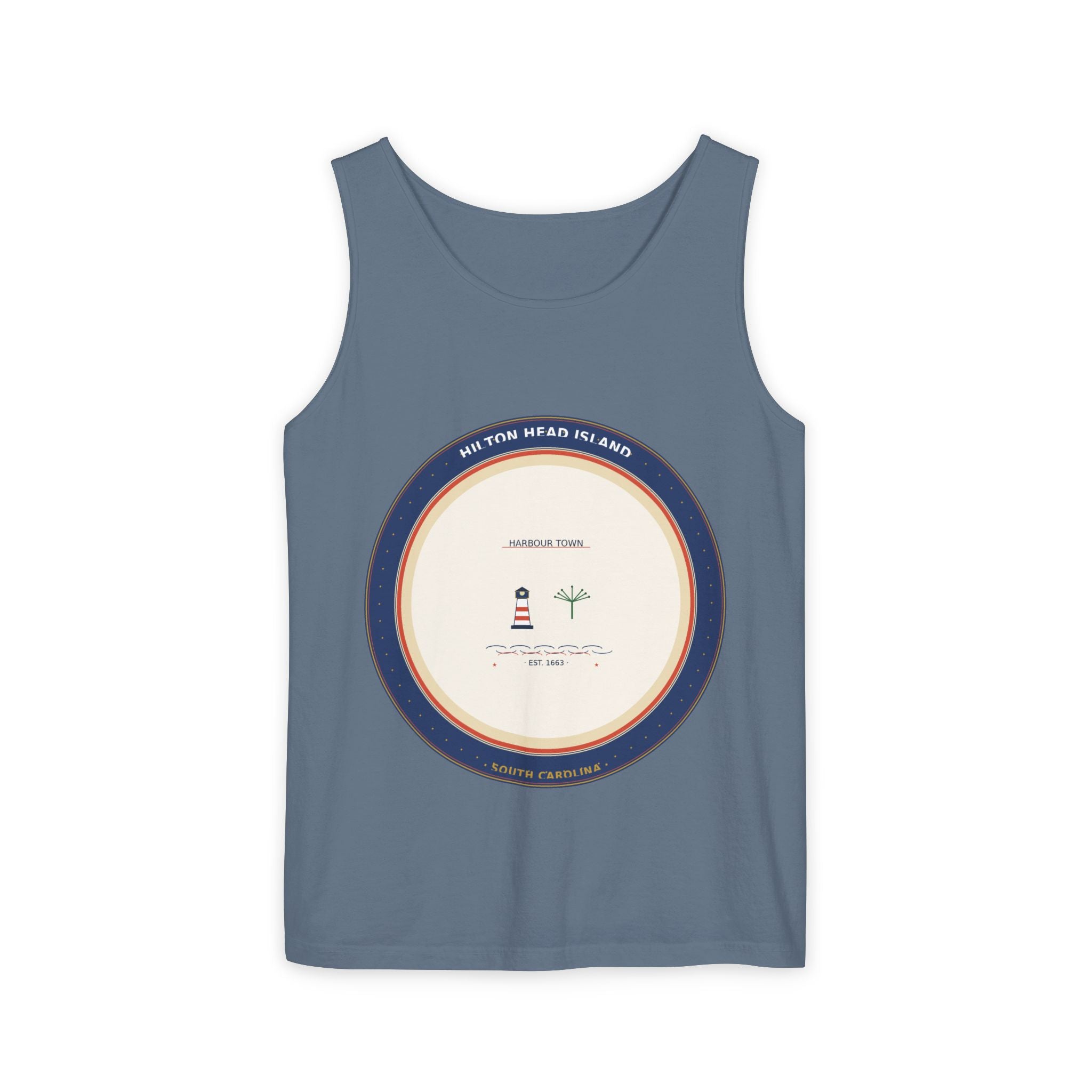 Hilton Head Island Tank Top | Comfort Colors | Coastal Summer
