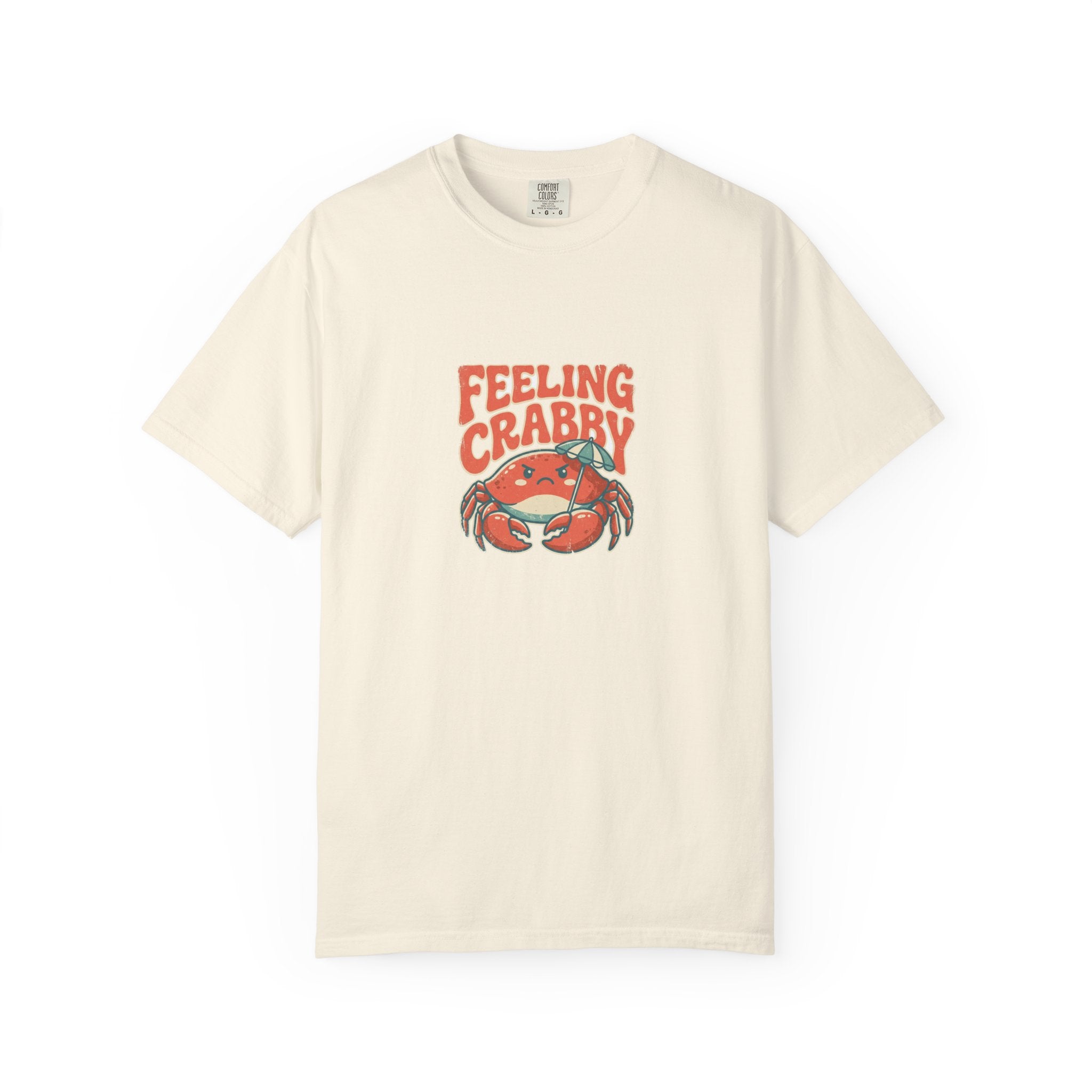 Feeling Crabby Shirt | Funny Crab Tee Comfort Colors Summer Beach
