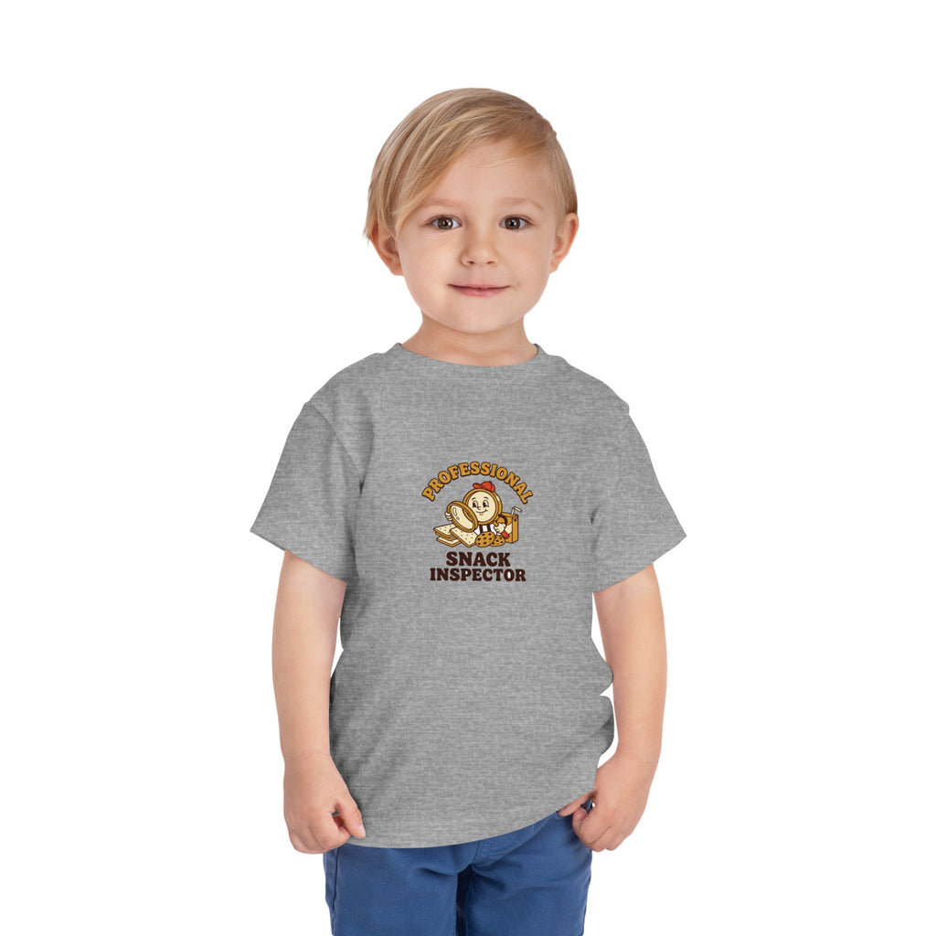 Professional Snack Inspector Toddler Shirt Funny Snack Tee
