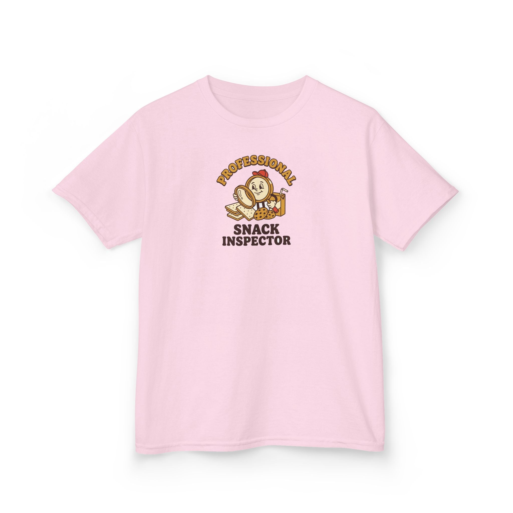 Professional Snack Inspector Shirt Funny Toddler Kids Tee