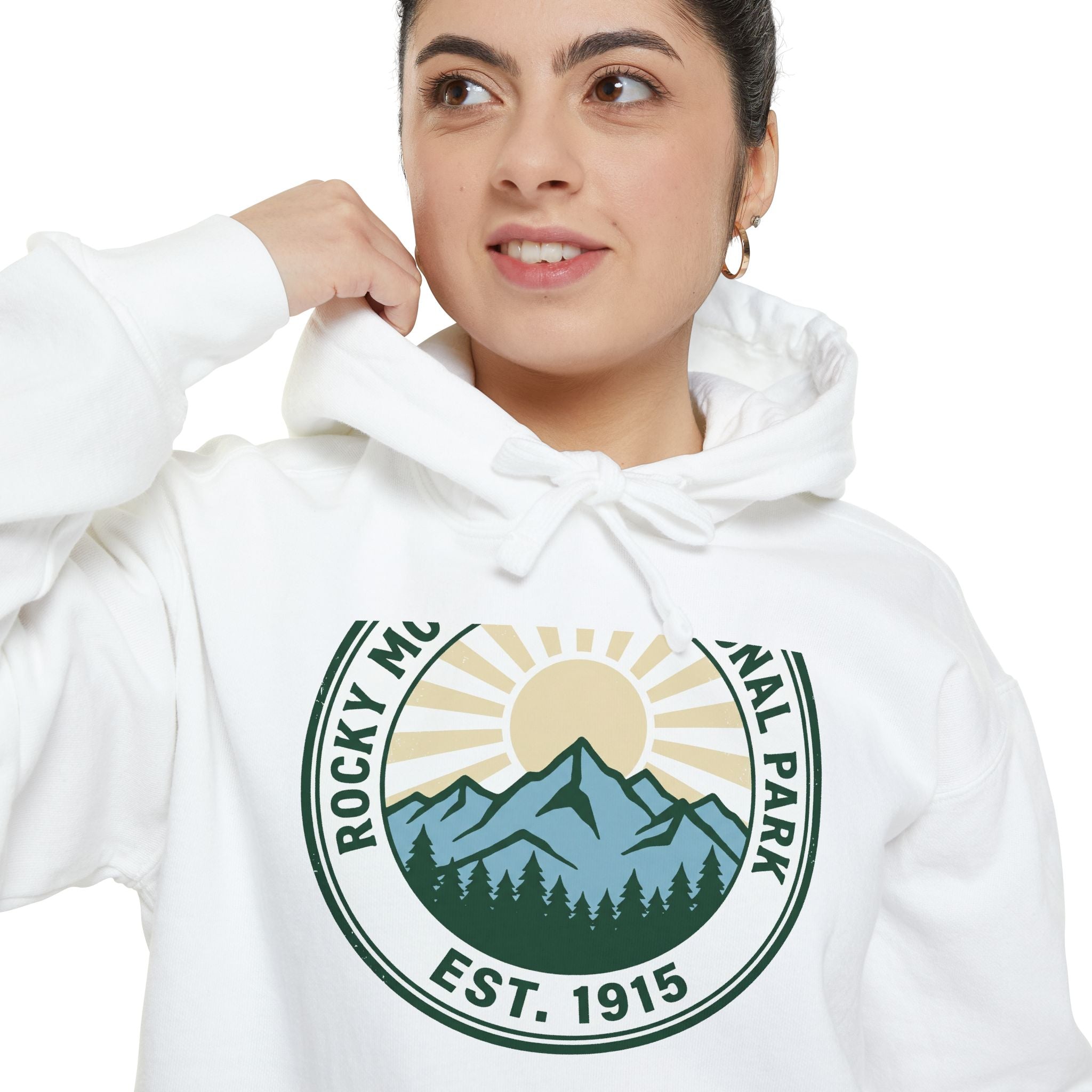 Rocky Mountain National Park Hoodie | Vintage EST. 1915 Colorado Mountain Sweatshirt
