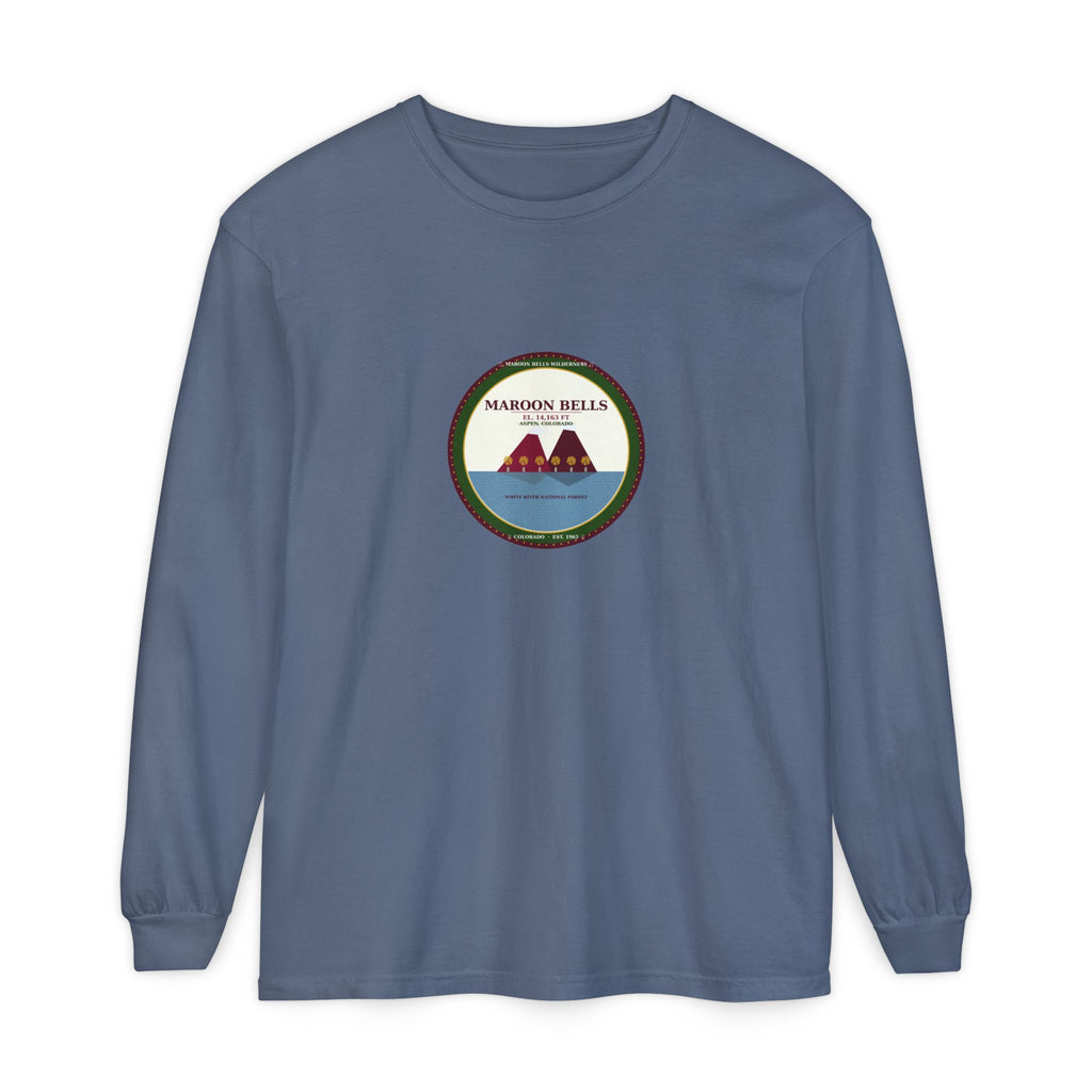 Maroon Bells Badge Long Sleeve — Colorado 14er