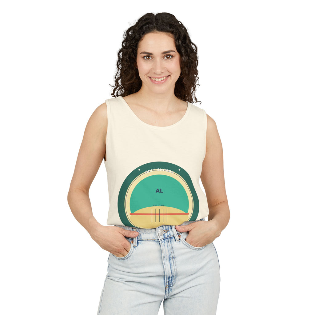Gulf Shores Alabama Tank | Coastal Badge Art