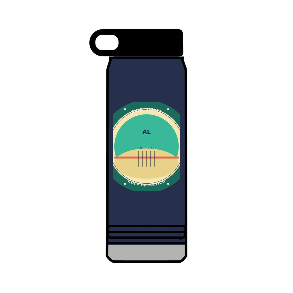 Gulf Shores Alabama 32oz Tumbler | Coastal Badge Art