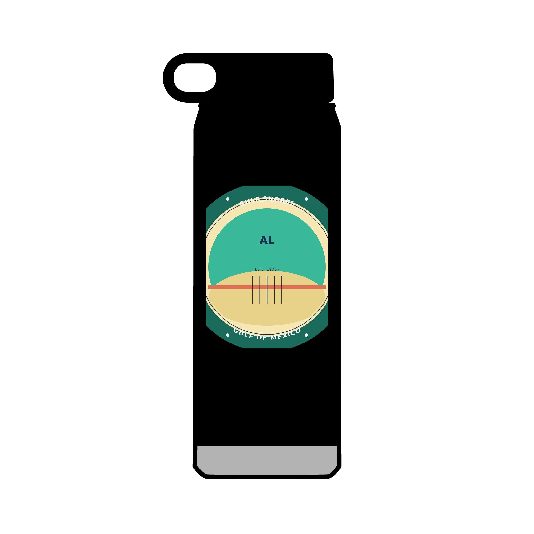 Gulf Shores Alabama 32oz Tumbler | Coastal Badge Art