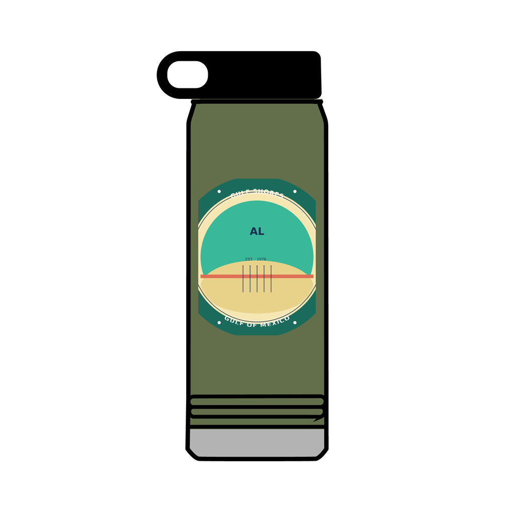 Gulf Shores Alabama 32oz Tumbler | Coastal Badge Art