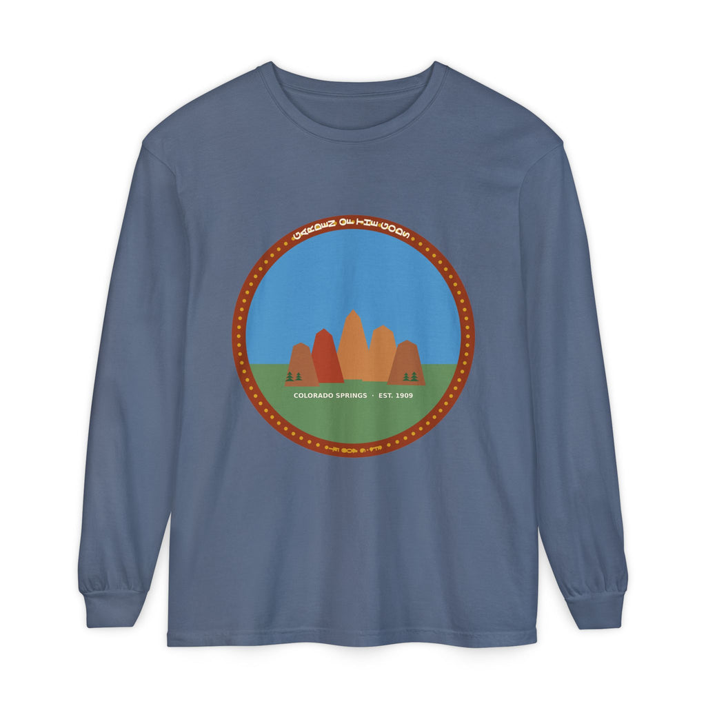 Garden of the Gods Colorado Badge Long Sleeve