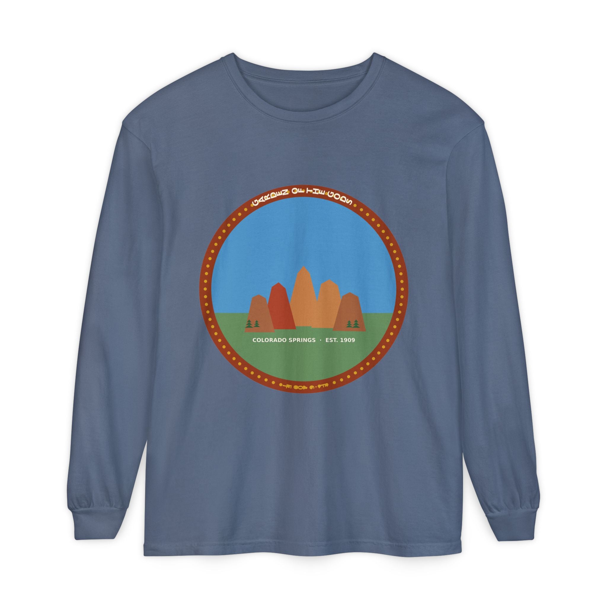 Garden of the Gods Colorado Badge Long Sleeve