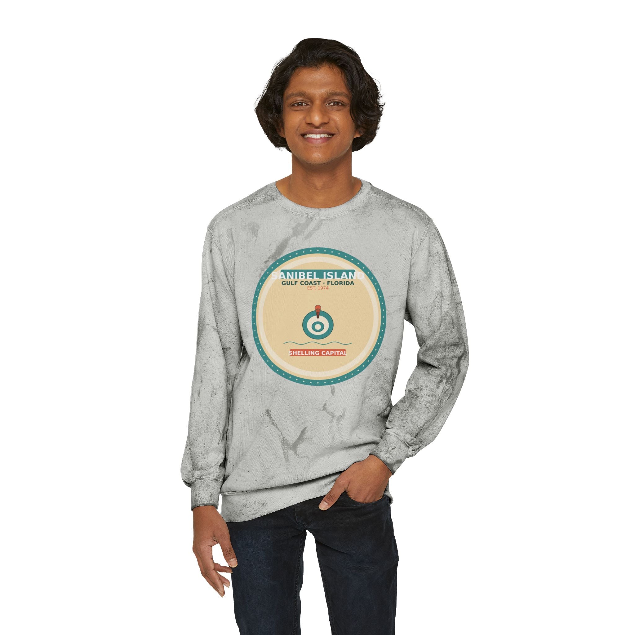 Sanibel Island Florida Crewneck Sweatshirt | Gulf Coast Beach Souvenir