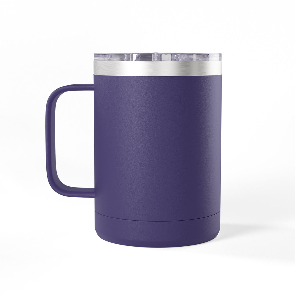 Cat Coffee Powered by Caffeine — 15oz Travel Mug